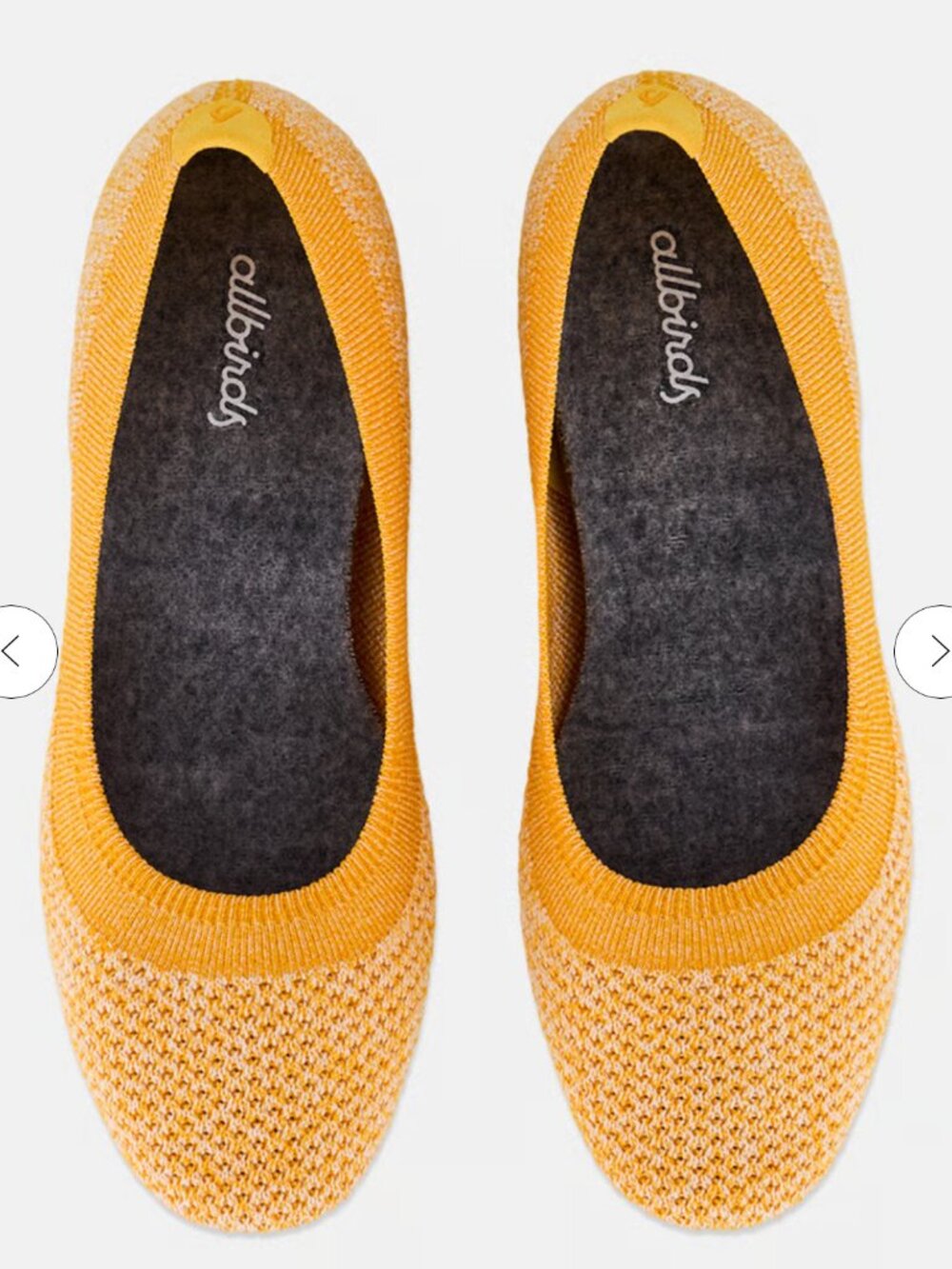 RARE! ALLBIRDS Tree Breezers Slip On Flats Orange 9.5